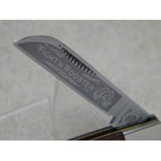 Fight'n Rooster Germany Smooth Brown Bone 2 Blade Half Congress Knife