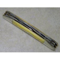 Bulldog Brand Solingen Germany "Pit Bulls Trade Mark" Yellow Bone Congress Knife c.2004 Bulldog Brand Solingen Germany "Pit Bulls Trade Mark" Yellow Bone Congress Knife c.2004