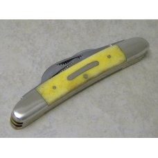Bulldog Brand Solingen Germany "Pit Bulls Trade Mark" Yellow Bone Congress Knife c.2004 Bulldog Brand Solingen Germany "Pit Bulls Trade Mark" Yellow Bone Congress Knife c.2004