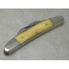Bulldog Brand Solingen Germany "Pit Bulls Trade Mark" Yellow Bone Congress Knife c.2004 Bulldog Brand Solingen Germany "Pit Bulls Trade Mark" Yellow Bone Congress Knife c.2004