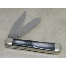 Bulldog Brand Hammer Forged Solingen Germany Genuine Buffalo Horn Trapper Knife Bulldog Brand Hammer Forged Solingen Germany Genuine Buffalo Horn Trapper Knife