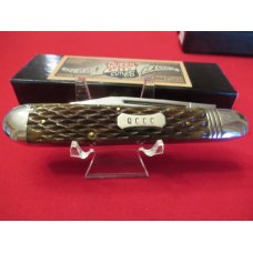 Queen Classics Antique Green Peachseed Jig Bone Handle Large Jack #29 Queen Classics Antique Green Peachseed Jig Bone Handle Large Jack #29