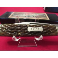 Queen Classics Antique Green Peachseed Jig Bone Handle Large Jack #29 Queen Classics Antique Green Peachseed Jig Bone Handle Large Jack #29