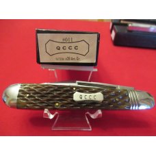 Queen Classics Antique Green Peachseed Jig Bone Handle Large Jack #29 Queen Classics Antique Green Peachseed Jig Bone Handle Large Jack #29