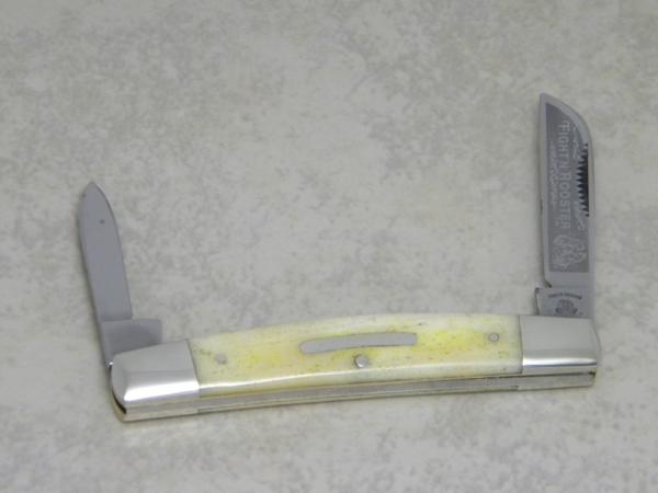 Fight'n Rooster Germany Smooth Natural Bone 2 Blade Half Congress Knife Fight'n Rooster Germany Smooth Natural Bone 2 Blade Half Congress Knife