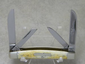 Fight'n Rooster Germany Smooth Natural Bone Congress Knife
