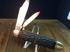 Keen Kutter Cigar Jack, Tang Stamp dates from 1939 and later.  Black Delrin Handles. Model K5