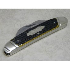 Bulldog Brand Solingen Germany Green Bone "Pit Bulls Trade Mark Etch" Large Congress Knife Bulldog Brand Solingen Germany Green Bone "Pit Bulls Trade Mark Etch" Large Congress Knife