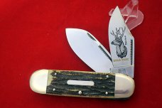 Bulldog Brand Toenail Trapper 4 1/4" Genuine Second Cut Stag 1 of 20 Rare Mule Deer MIB Bulldog Brand Toenail Trapper 4 1/4" Genuine Second Cut Stag 1 of 20 Rare Mule Deer MIB