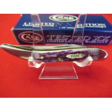 Case XX Limited Edition UlT, Violet Bone Handles Tiny Texas Toothpick Pattern 610096 SS Case XX Limited Edition UlT, Violet Bone Handles Tiny Texas Toothpick Pattern 610096 SS