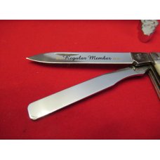 Case XX CCC Allegheny Green Bone Handle Doctors Knife Pattern # 6285 ACK SS Case XX CCC Allegheny Green Bone Handle Doctors Knife Pattern # 6285 ACK SS