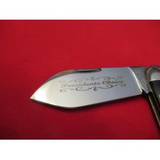 Schatt & Morgan2002 Presidents Choice Sleeveboard Buffalo Horn Handle Schatt & Morgan2002 Presidents Choice Sleeveboard Buffalo Horn Handle