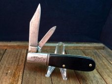 Rare Boker Bone 2 Blade Knife 100th Anniversary Etch 1837-1937 Mint