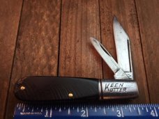Rare Boker Bone 2 Blade Knife 100th Anniversary Etch 1837-1937 Mint
