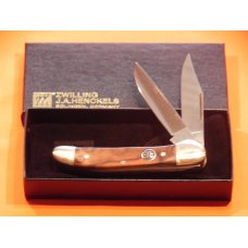 J A Henckels Copperhead Pocket Knife w European Gunstock Walnut Handles +Pouch, COA & Hard Box -NOS J A Henckels Copperhead Pocket Knife w European Gunstock Walnut Handles +Pouch, COA & Hard Box -NOS