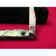 Case XX Knife Exotic File Work Mosic Pins Abalone Pearl Pattern # 610096 SS Case XX Knife Exotic File Work Mosic Pins Abalone Pearl Pattern # 610096 SS