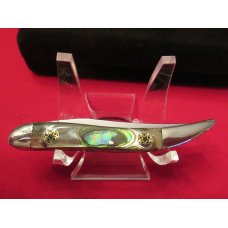 Case XX Knife Exotic File Work Mosic Pins Abalone Pearl Pattern # 610096 SS Case XX Knife Exotic File Work Mosic Pins Abalone Pearl Pattern # 610096 SS