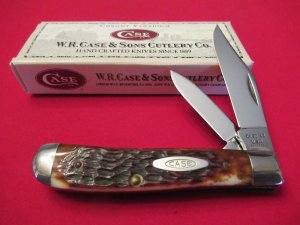 1973 Case XX Mid Size Trapper  Bone Handle Pattern 6207 
