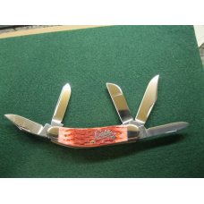 CASE XX USA T.B. 6539 CRANBERRY BONE TONY BOSE 5 BLADE SOWBELLY KNIFE TB6539 SS 2002 CASE XX USA T.B. 6539 CRANBERRY BONE TONY BOSE 5 BLADE SOWBELLY KNIFE TB6539 SS 2002