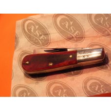 1965-69 Case xx One Arm Razor Barlow MDL 62009R Pocket Knife w/ Gorgeous Red Saw cut Bone Handles 1965-69 Case xx One Arm Razor Barlow MDL 62009R Pocket Knife w/ Gorgeous Red Saw cut Bone Handles