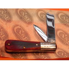1965-69 Case xx One Arm Razor Barlow MDL 62009R Pocket Knife w/ Gorgeous Red Saw cut Bone Handles 1965-69 Case xx One Arm Razor Barlow MDL 62009R Pocket Knife w/ Gorgeous Red Saw cut Bone Handles