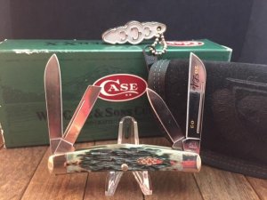 Case XX Allegheny Mountain Bone 4 Blade Congress, Mint Condition/ w/ Box and Pouch