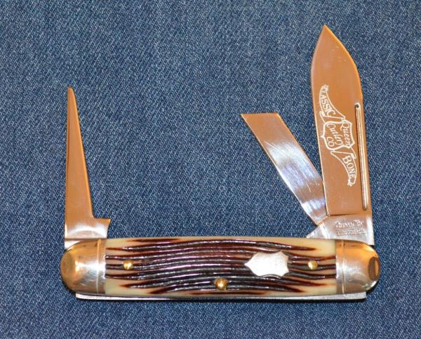 Queen QCCC Series Cattle Knife - Winterbottom Bone - circa 2003 Queen QCCC Series Cattle Knife - Winterbottom Bone - circa 2003