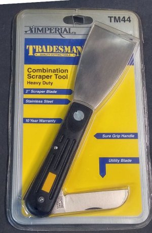 Schrade 8” #TM44 scraper with knife blade in handle 