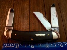 Case Tony Bose Sowbelly Stockman Ebony Wood Shot Show Special Case Tony Bose Sowbelly Stockman Ebony Wood Shot Show Special
