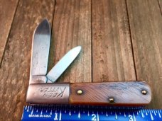 Keen Kutter Sawcut Brown Bone Barlow, Model 829,  Tang stamp 1939 and later.