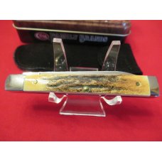 Case XX Burnt Stag Handle Doctors Knife Pattern# 5185 SS Family Brands C. Platts & Sons Cutlery Co. Case XX Burnt Stag Handle Doctors Knife Pattern# 5185 SS Family Brands C. Platts & Sons Cutlery Co.