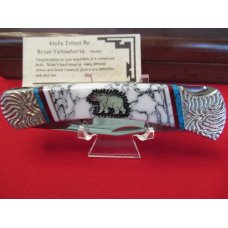 Buck 110 Custom By Brian Yellowhorse Bear Buck 110 Custom By Brian Yellowhorse Bear