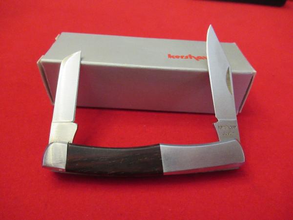 Kershaw Small 2 Blade wood Handle Justin Model 4300