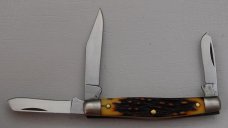 Schrade with Jigged Brown Synthetic Covers In Excellent Condition (827) Schrade with Jigged Brown Synthetic Covers In Excellent Condition (827)