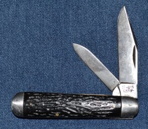 Queen City #10 Heavy Jack - Black Composite Jigged Handles - INV#5