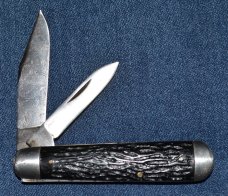 Queen City #10 Heavy Jack - Black Composite Jigged Handles - INV#5 Queen City #10 Heavy Jack - Black Composite Jigged Handles - INV#5