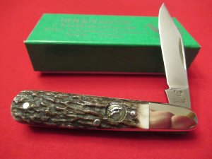 Hen & Rooster  Stag Handle Small Barlow  Pattern # 251DS