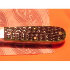 1981 Case xx USA (9 Dot) Barlow MDL# 6205R SSP Pocket Knife w/ (Kelly?) Green Bone Handles - NOS/NM 1981 Case xx USA (9 Dot) Barlow MDL# 6205R SSP Pocket Knife w/ (Kelly?) Green Bone Handles - NOS/NM