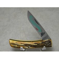 Case XX USA 1976 Stag 5137SS Kentucky Bicentennial Sodbuster Knife - In Box Case XX USA 1976 Stag 5137SS Kentucky Bicentennial Sodbuster Knife - In Box