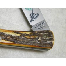 Case XX USA 1976 Stag 5137SS Kentucky Bicentennial Sodbuster Knife - In Box Case XX USA 1976 Stag 5137SS Kentucky Bicentennial Sodbuster Knife - In Box