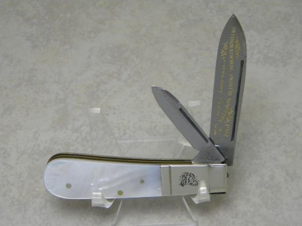 Fight'n Rooster Germany Pearl Int'l FR Cutlery Club Barlow Knife 1981 II 1 of 600 Fight'n Rooster Germany Pearl Int'l FR Cutlery Club Barlow Knife 1981 II 1 of 600