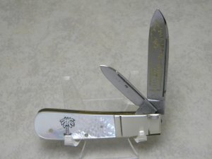 Fight'n Rooster Germany Pearl Palmetto Cutlery Club 1981 Barlow Knife 1 of 200 