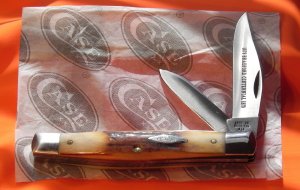 Vintage Case xx 1979 Bradford Centennial (Fat Boy) Stag 2 Blade Texas Jack Knife –MDL# 5292 SSP -NOS