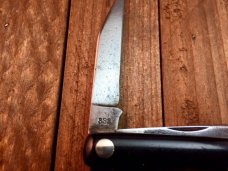 Keen Kutter Black Beauty 3 Blade Bare End Stockman Tang Stamp Dates back to 1939 Keen Kutter Black Beauty 3 Blade Bare End Stockman Tang Stamp Dates back to 1939