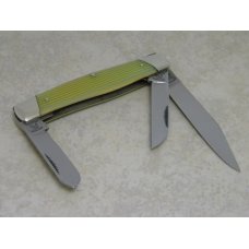 Fight'n Rooster Germany Celebrated Green & Tan Stripe 1990 It's A Family Tradition Stockman Knife Fight'n Rooster Germany Celebrated Green & Tan Stripe 1990 It's A Family Tradition Stockman Knife