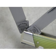 Fight'n Rooster Germany Celebrated Green & Tan Stripe 1990 It's A Family Tradition Stockman Knife Fight'n Rooster Germany Celebrated Green & Tan Stripe 1990 It's A Family Tradition Stockman Knife