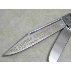Fight'n Rooster Germany Celebrated Black 1984 Eastern Kentucky Cutlery Club Stockman Knife Fight'n Rooster Germany Celebrated Black 1984 Eastern Kentucky Cutlery Club Stockman Knife