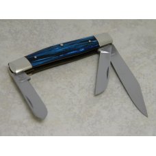 Fight'n Rooster Germany Celebrated Blue & Silver 1988 Wildcat Fever Go Kentucky Blue Stockman Knife