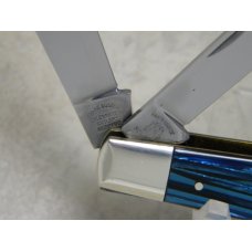 Fight'n Rooster Germany Celebrated Blue & Silver 1988 Wildcat Fever Go Kentucky Blue Stockman Knife