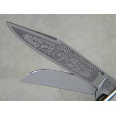 Fight'n Rooster Germany Celebrated Black & Gold Swirl 1991 Wild Card Stockman Knife Fight'n Rooster Germany Celebrated Black & Gold Swirl 1991 Wild Card Stockman Knife